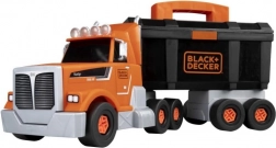 Lastbil med værktøj og boremaskine BLACK+DECKER, byggesæt for børn 43 cm