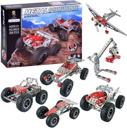 Metal byggesæt 288 dele 6-i-1 ZA3870