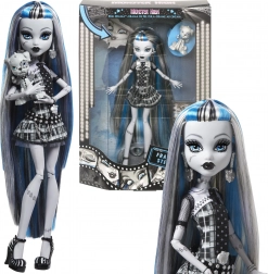 Dukke MONSTER HIGH Frankie Stein Reel Drama 26 cm med tilbehør
