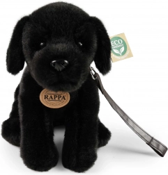 plysbamse hund labrador sort 25 cm eco‑friendly