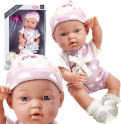 Woopie royal sødt babydukke i lyserødt sæt 36 cm