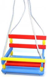 Trægynger i farver med sikkerhedsbøjle