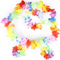 Rappa hawaiiansk blomstersæt klassisk - 4 dele