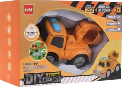 Magnetisk byggesæt Gravemaskine legetøjsbil