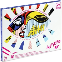 DJECO kreativt sæt inspireret af Roy Lichtenstein