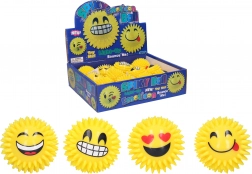 Pivende lysende bold med smil 7 cm