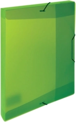 Opaline grøn A5 elastikmappe