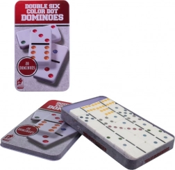 Domino i metalæske til børn