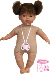 Realistisk dukke Llorens VERA med lyde og blødt krop