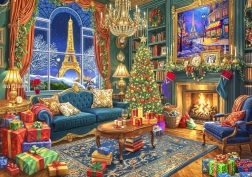 Bluebird puslespil Jul i Paris 1000 brikker
