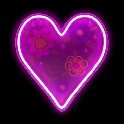 LED neonlys hjerte 2Kids Toys