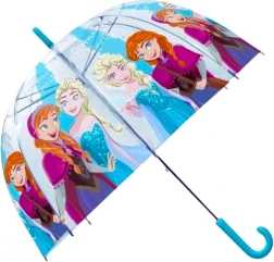 Børneparaply med manuelt åbnesystem, Frozen med Anna og Elsa