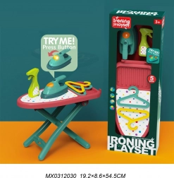 Strygesæt til børn med strygebræt og strygejern