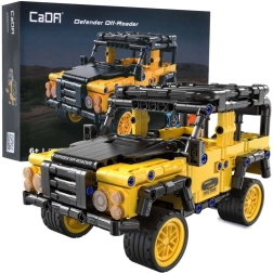 CaDA terrænbil Defender Off-Roader med pull-back-motor 389 dele