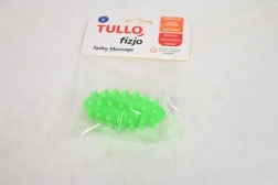 Fizjo rehabiliterings-massagerulle (bønneform) med pigge 7,4 cm grøn