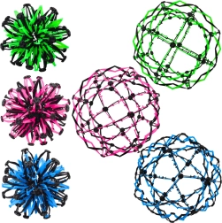 Magisk foldbar bold - grøn, blå, lyserød mix 18/32 cm