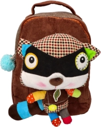 Børne rygsæk EcoSnoopers med vaskebjørn