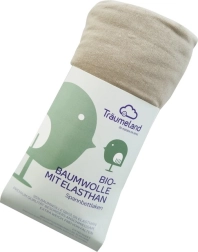 Träumeland lagen af økologisk bomuld med elastan 40 × 90 cm taupe