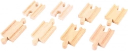 Træsamlere til skinner 7 cm (8 stk) BIGJIGS RAIL