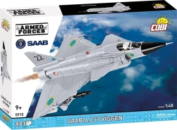Byggesæt saab ja 37 viggen – 881 klodser (målestok 1:48)