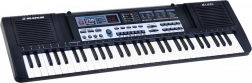 Børne-keyboard med 61 tangenter, mikrofon og USB-optagelse