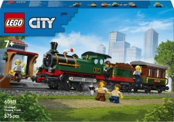 LEGO City Retro-tog med damplokomotiv