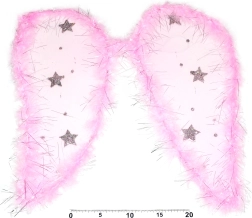 Karnevals-englevinger til børn og voksne