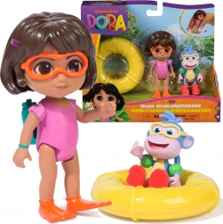 Dora Udforsker verden Splash-Splash – figurer af Dora og Boots med tilbehør