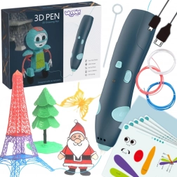 Woopie 3D-pen til børn med USB-strøm og sikre patroner