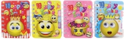 Notesbog Happy Smile med smileys, linjeret, 9,5 × 12 cm