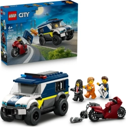Lego City politivarevogn til fangetransport