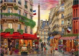 Puslespil ANATOLIAN Café ved Eiffeltårnet 1500 brikker
