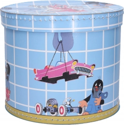 Rund æske med Muldvarpen