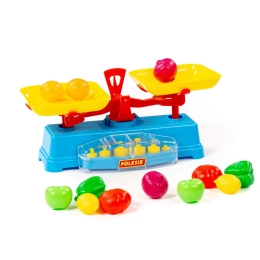 Legevægt + sæt med madvarer - 12 dele