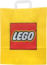 Lego reklamepapir-gavepose gul 34 × 35 cm - 1 stk.