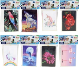 Diamantmaling – kreativt sæt med tilbehør, mix af motiver