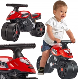 løbecykel motorcykel FALK Racing rød med brede hjul