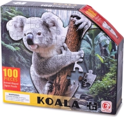 Konturpuzzle koala 100 brikker