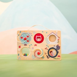 Lilliputiens træpanel Aktiviteter Rødhætte og ulv Ludvig