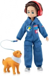 Lottie Finn dukke med hund og astronauttilbehør