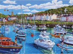Puslespil Aberaeron, Cardigan Bay 1000 brikker
