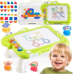 Ricokids magnetisk tegnetavle med bord og mosaik rk-823 - 1 stk.