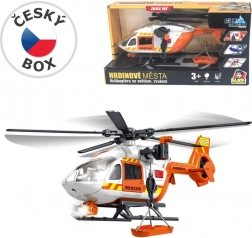 redningshelikopter med spil og lyseffekter