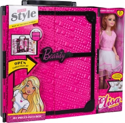 Mega garderobesæt med dukke