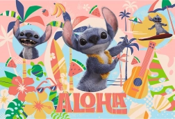 Puslespil 100 – STITCH OG VENNER I AKTION fra DISNEY Trefl