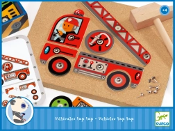 Djeco træbanke-biler