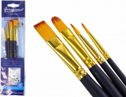 Sæt kunstnerpensler 4 former