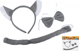 Karnevalssæt ulv til børn