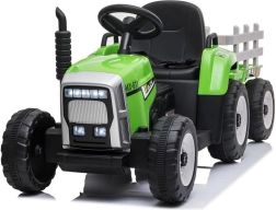 Elektrisk traktor med fjernbetjening BABY MIX Erick – grøn