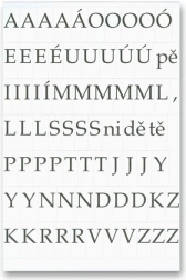 Oxybag udskæringsbogstaver og stavelser til førsteklasseselever